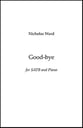 Good-bye SATB choral sheet music cover